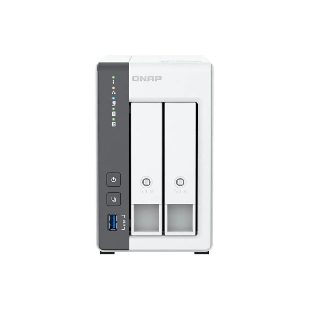 QNAP TS-216G-4G NAS de 2 Bahías para Almacenamiento, 0TB, Ideal para Hogar y Oficina
