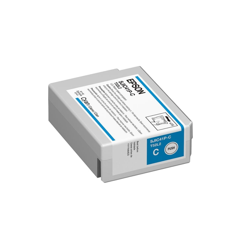 Cartucho de tinta Epson C13T52L220 en cyan para impresoras C4000 - Alta calidad y rendimiento