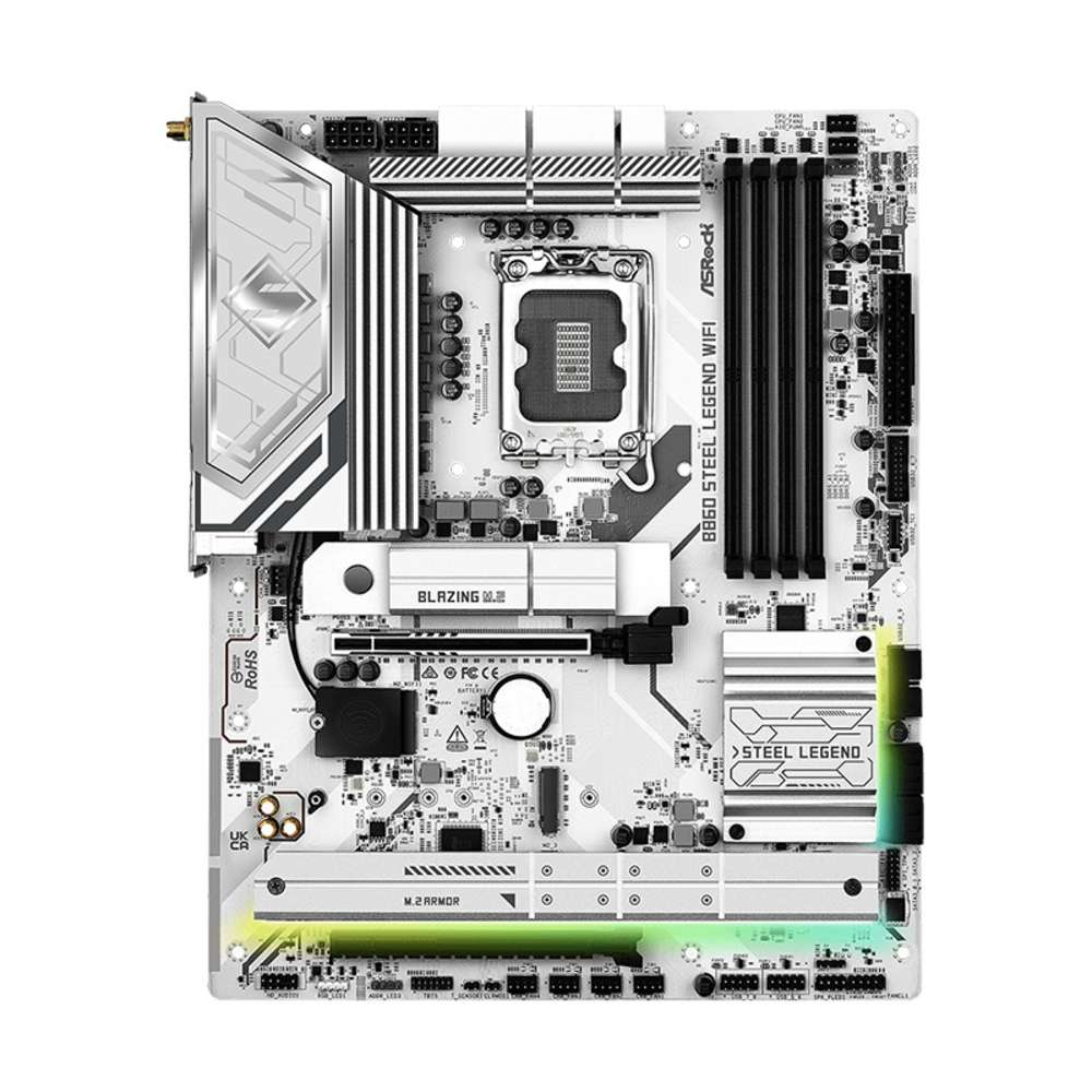 Motherboard ASROCK B860 Steel Legend WiFi, Chipset Intel B860, LGA 1851, HDMI, DP, ATX