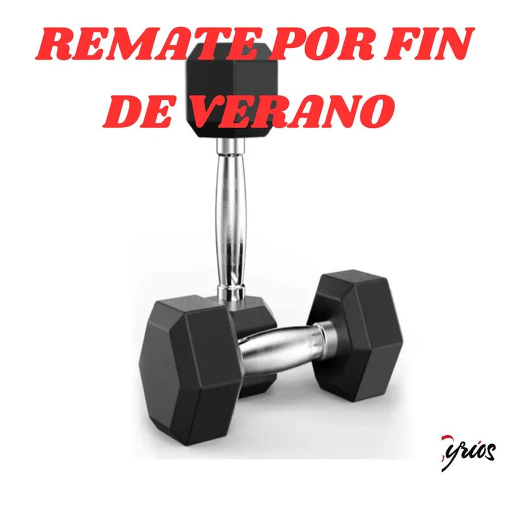 Par De Mancuernas Hexagonales De 7 y medio KG