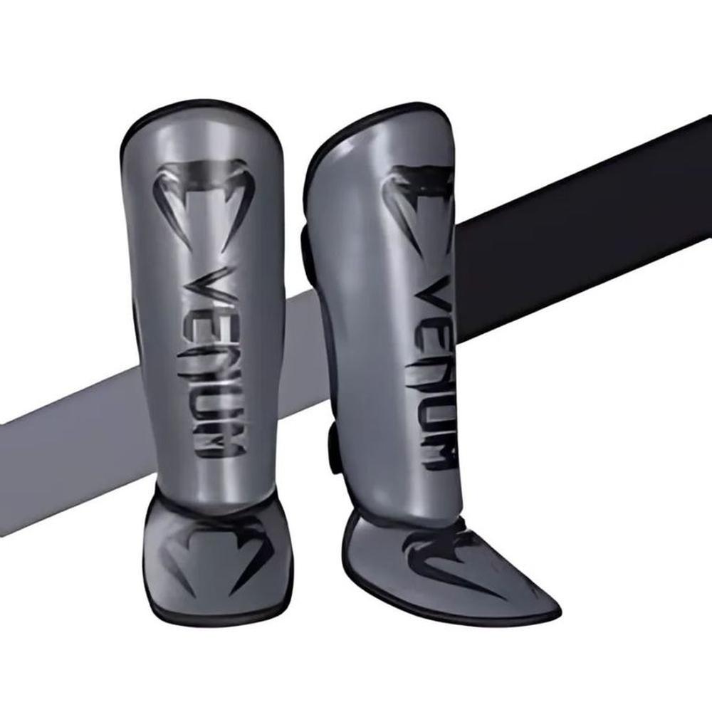 Canilleras Venum Talla S + Bucal Everlast NEGRO