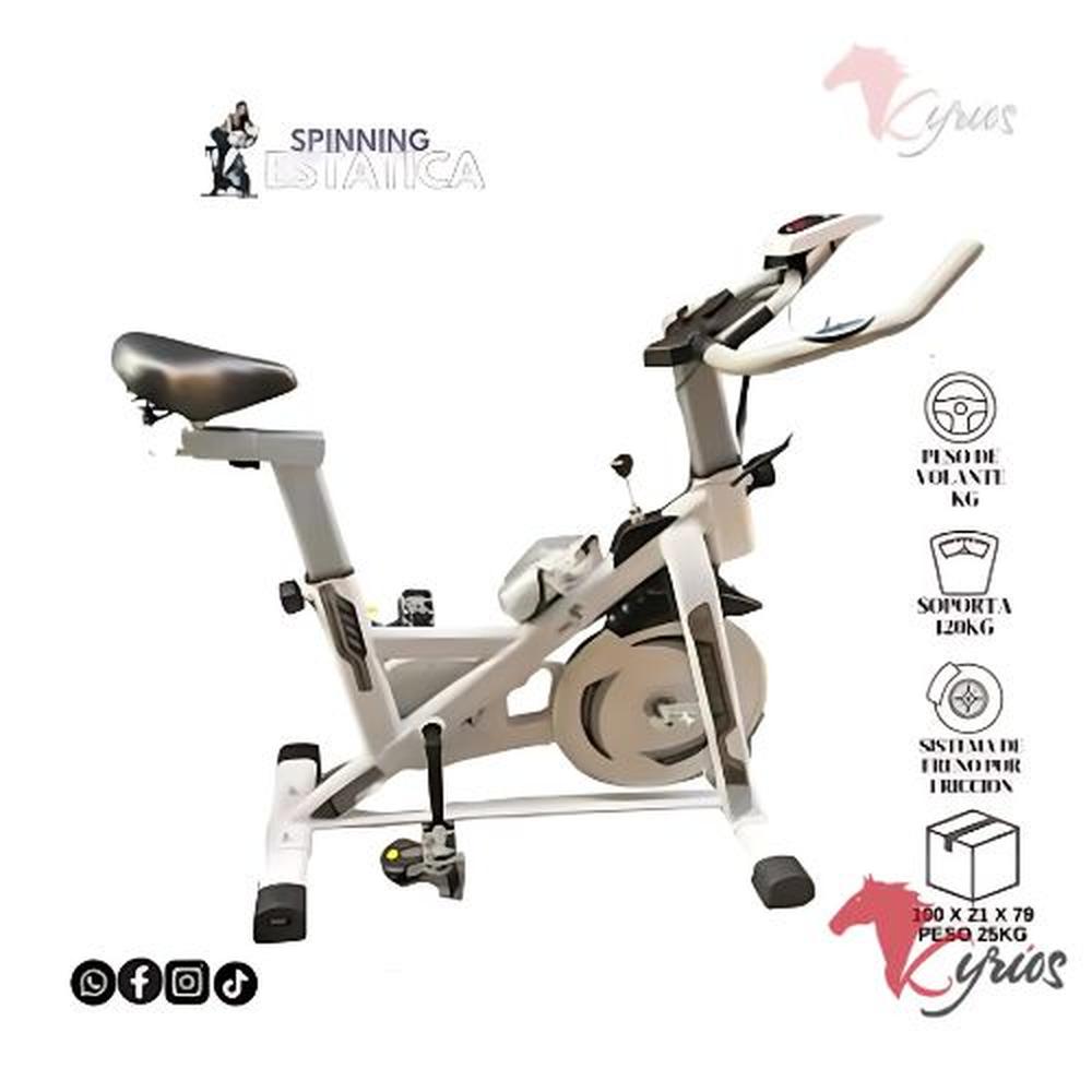 Bicicleta Estacionaria Color Blanco