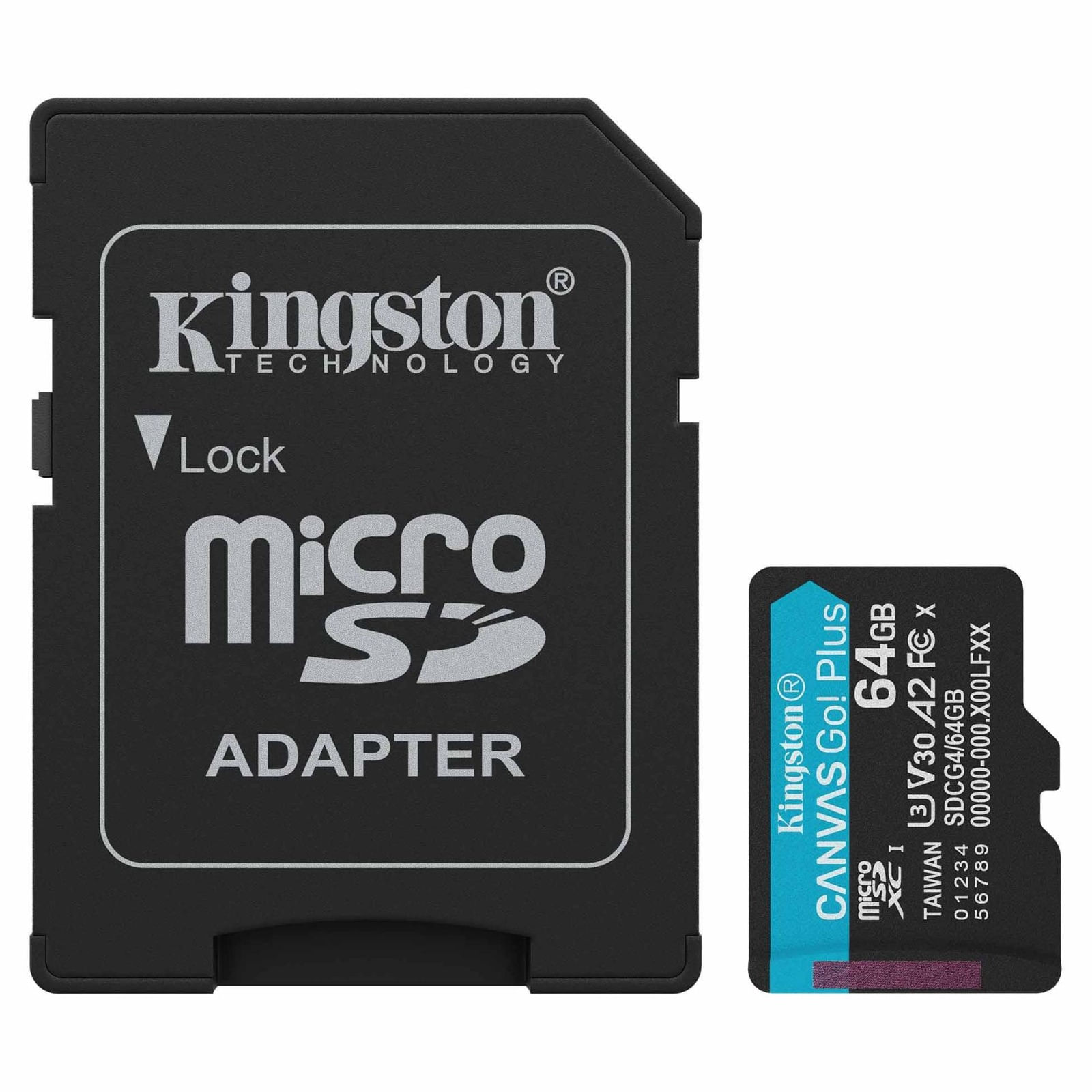 Kingston 64GB Canvas Go Plus Gen 4 U3 MicroSDXC - SDCG4/64GB