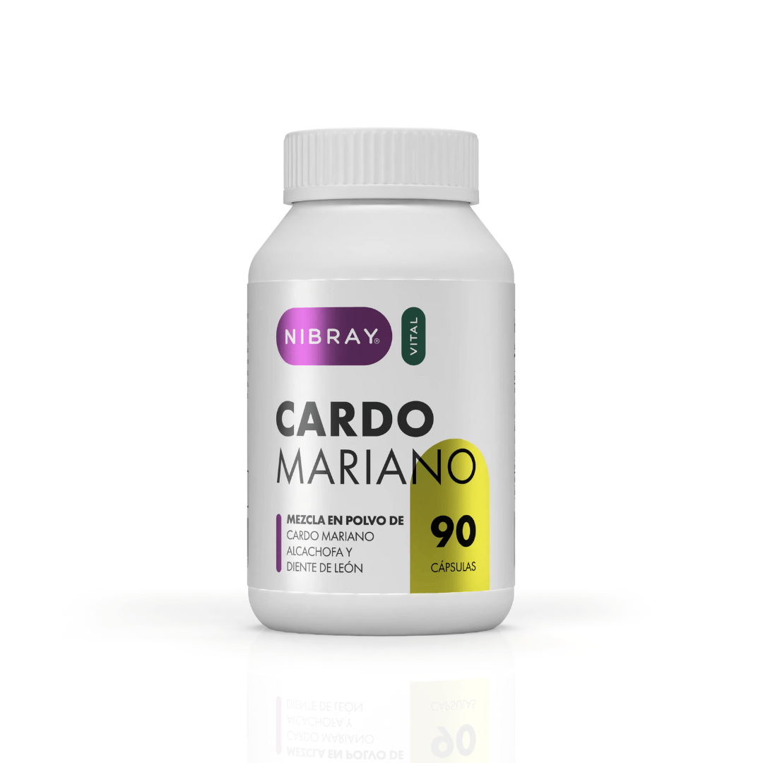 Cardo Mariano Silimarina Alcachofa y Diente de Leon Nibray 90 Capsulas Cardo Mariano Silimarina Alcachofa y Diente de Leon Nibray Vital 90 Capsulas