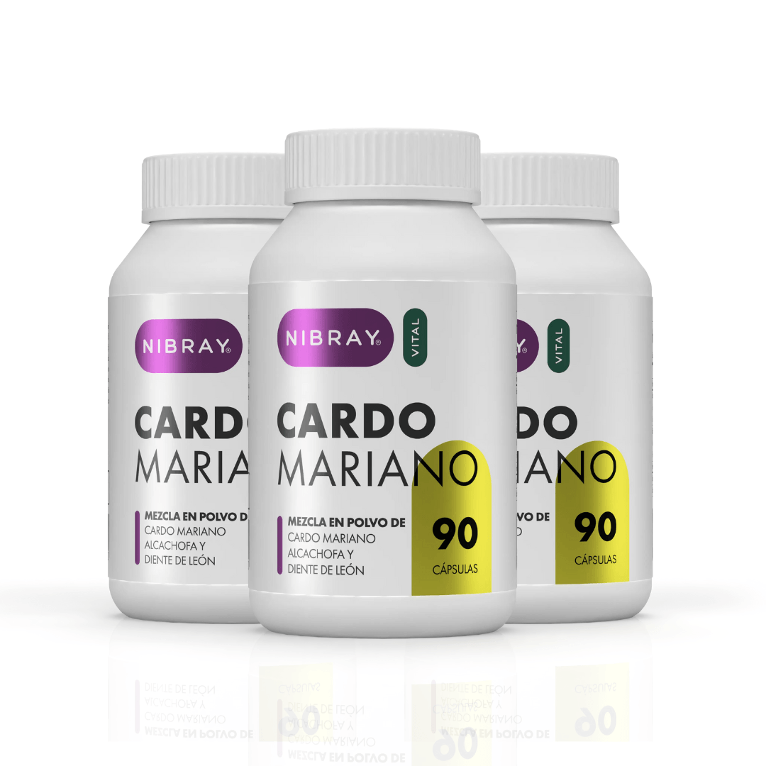 Cardo Mariano Silimarina Alcachofa Nibray Vital Pack 3x2