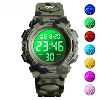 Reloj Skmei 1548 Verde Camuflado con luces Verde Militar Talla única