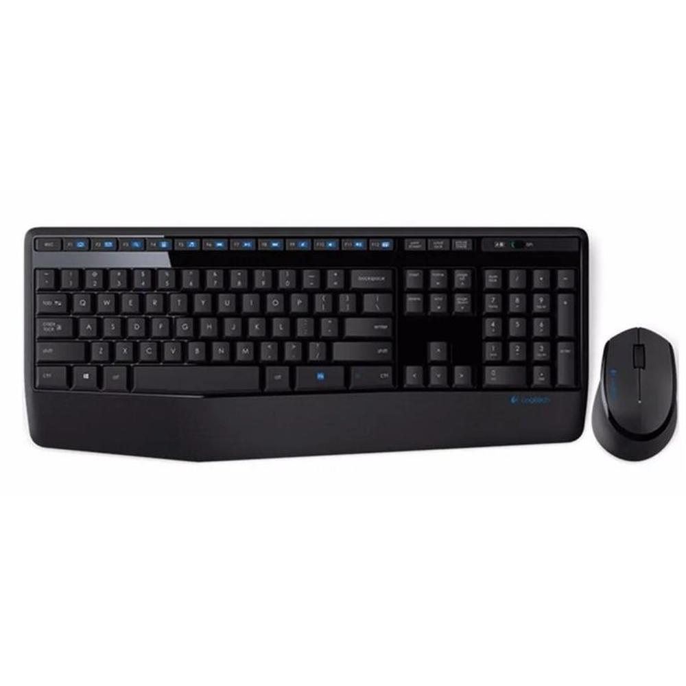 TECLADO LOGITECH + MOUSE MK345 WIRELESS USB SP BLACK
