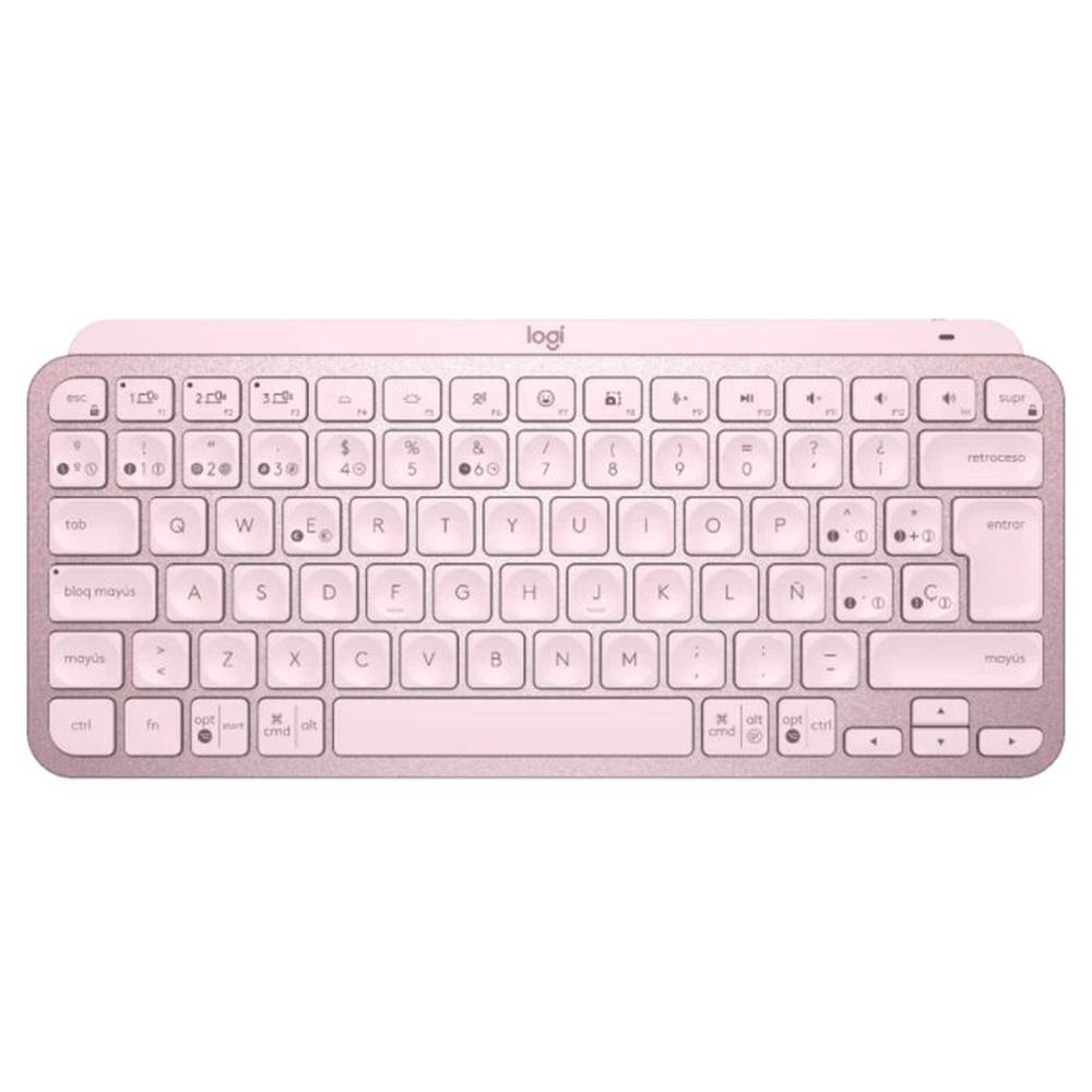TECLADO LOGITECH MX KEYS MINI MULTI-DEVICE BT ILUMINADO ROSA SP