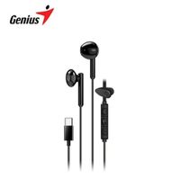 AUDIFONO GENIUS HS-M366 IN EAR USBC 14.2MM CLIP GIRATORIO BLACK