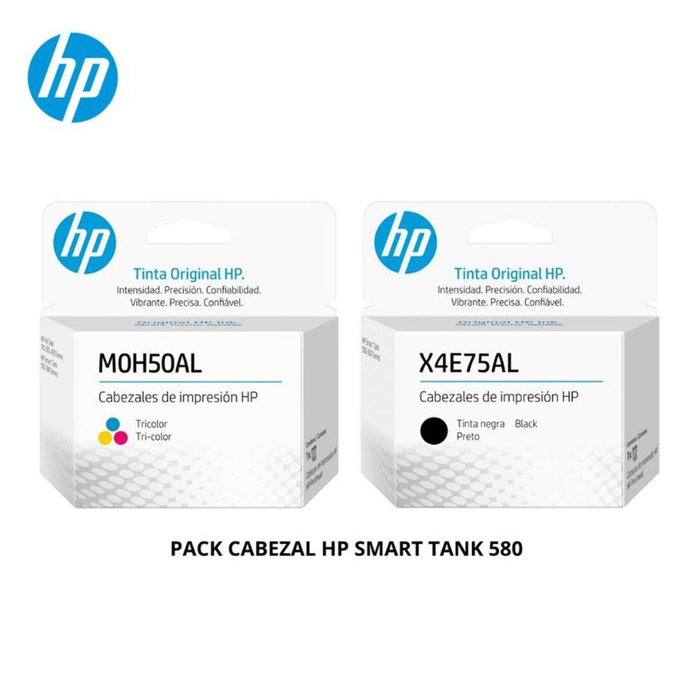 PACK Cabezal (HP MOH50AL - X4E75AL) IMPRESORA HP SMART TANK 580