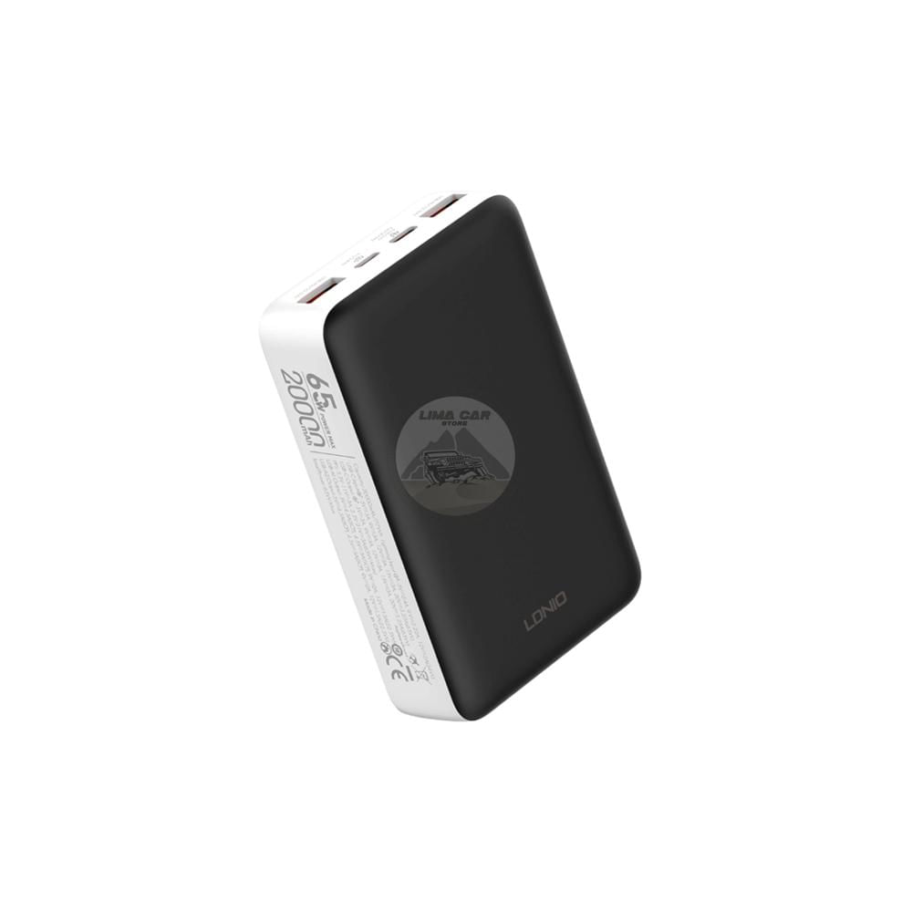 Power Bank 20000 mAh 65W Carga Rápida Laptop LDNIO