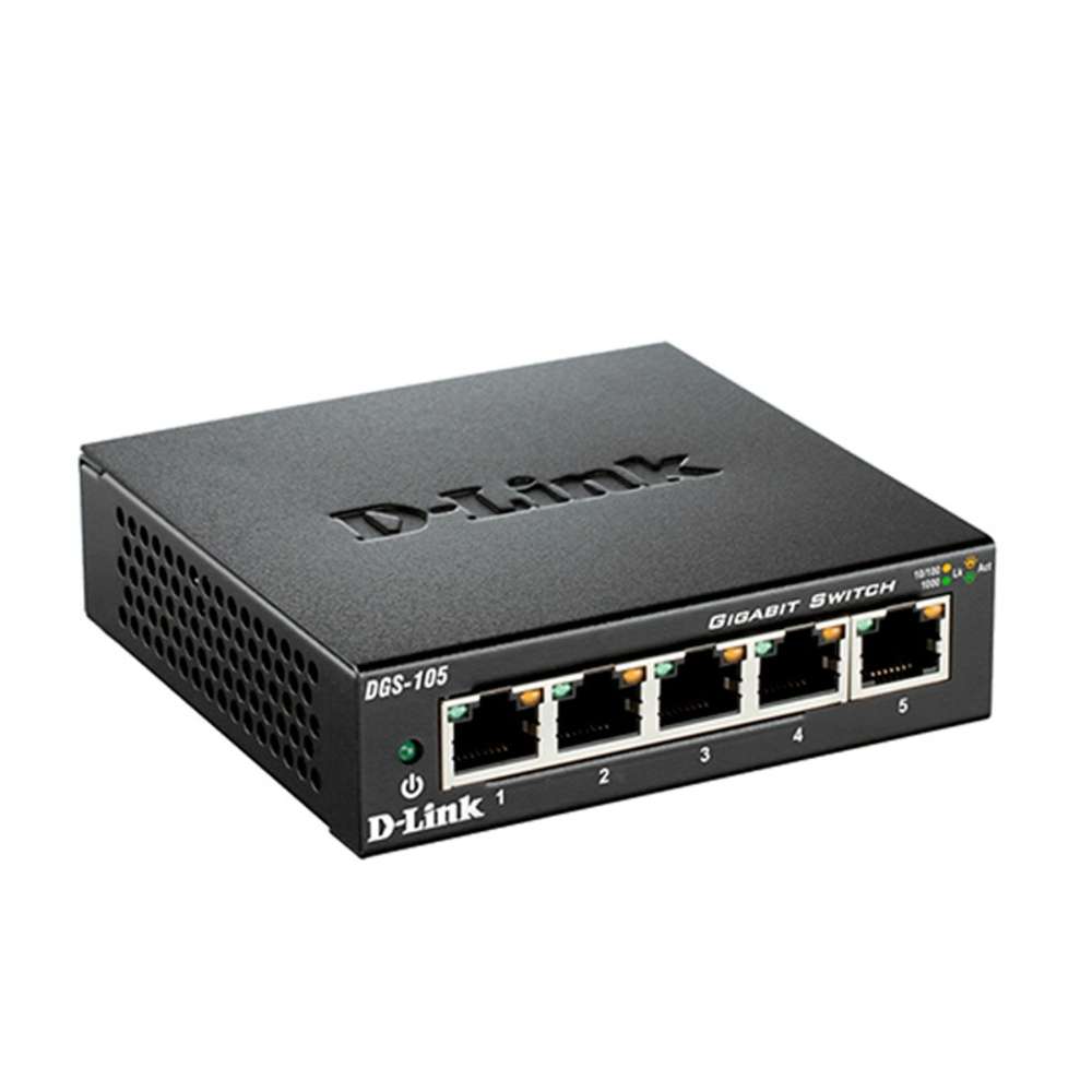 Switch D-Link DGS-105 5-Port Unmanaged Gigabit