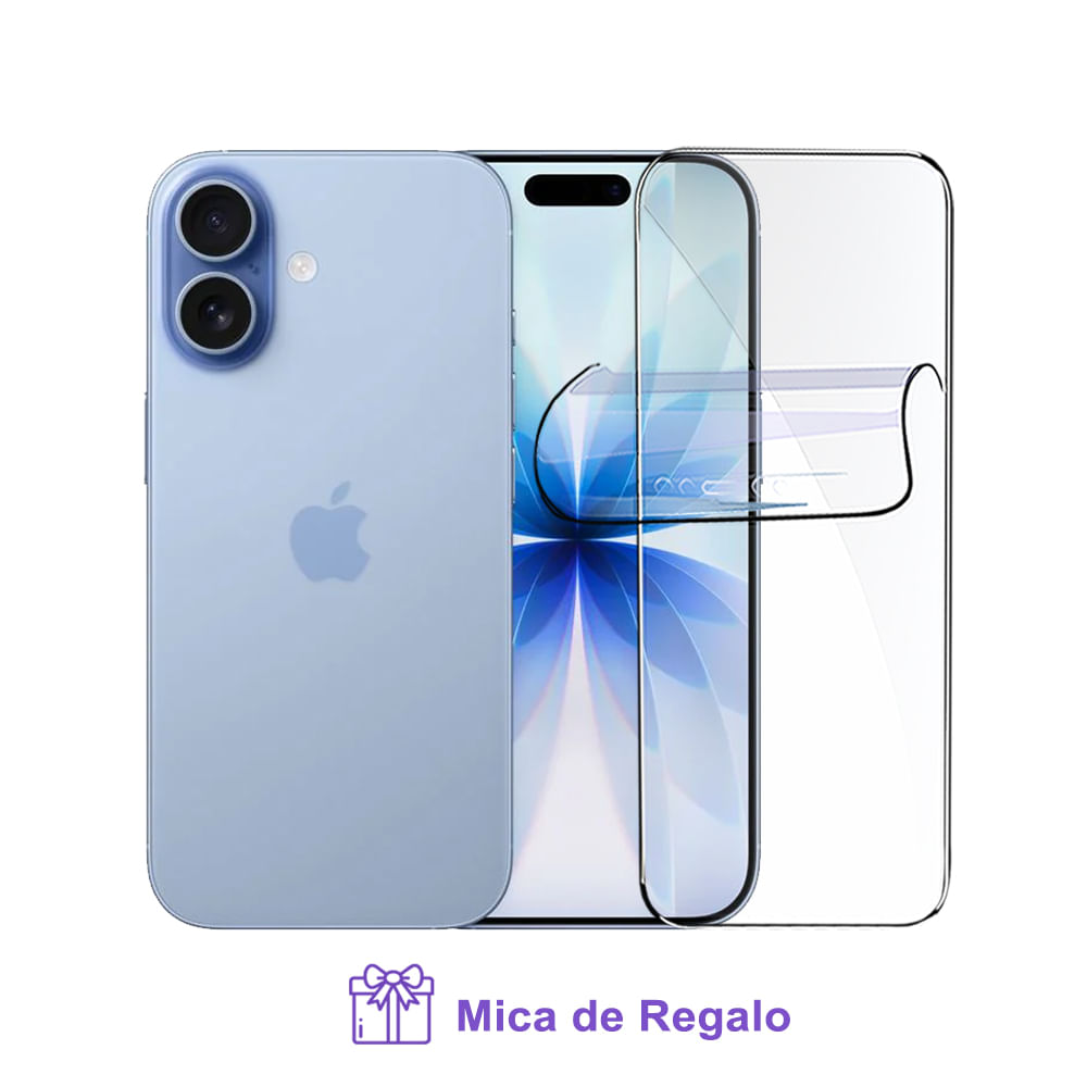 Iphone 17 256Gb Version Chip Fisico y Esim Azul con Mica Hidrogel