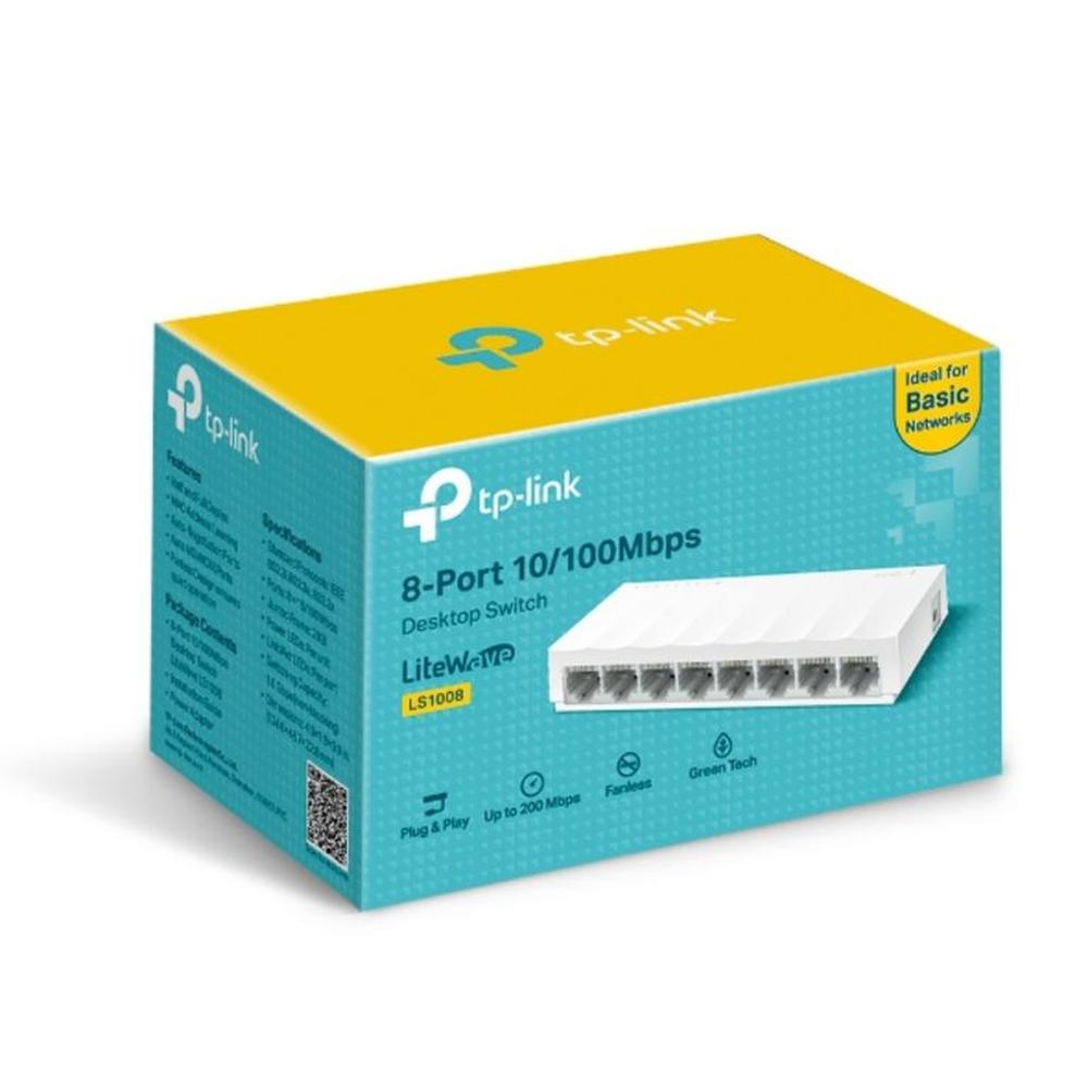TP-Link LS1008 Switch de Red 8 Puertos 10/100 Mbps