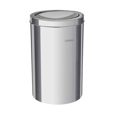 Tacho acero inox. Basculante Swing 12 litros Tramontina