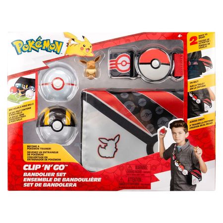 Set Bandolera Pokemon Pokebola Eevee