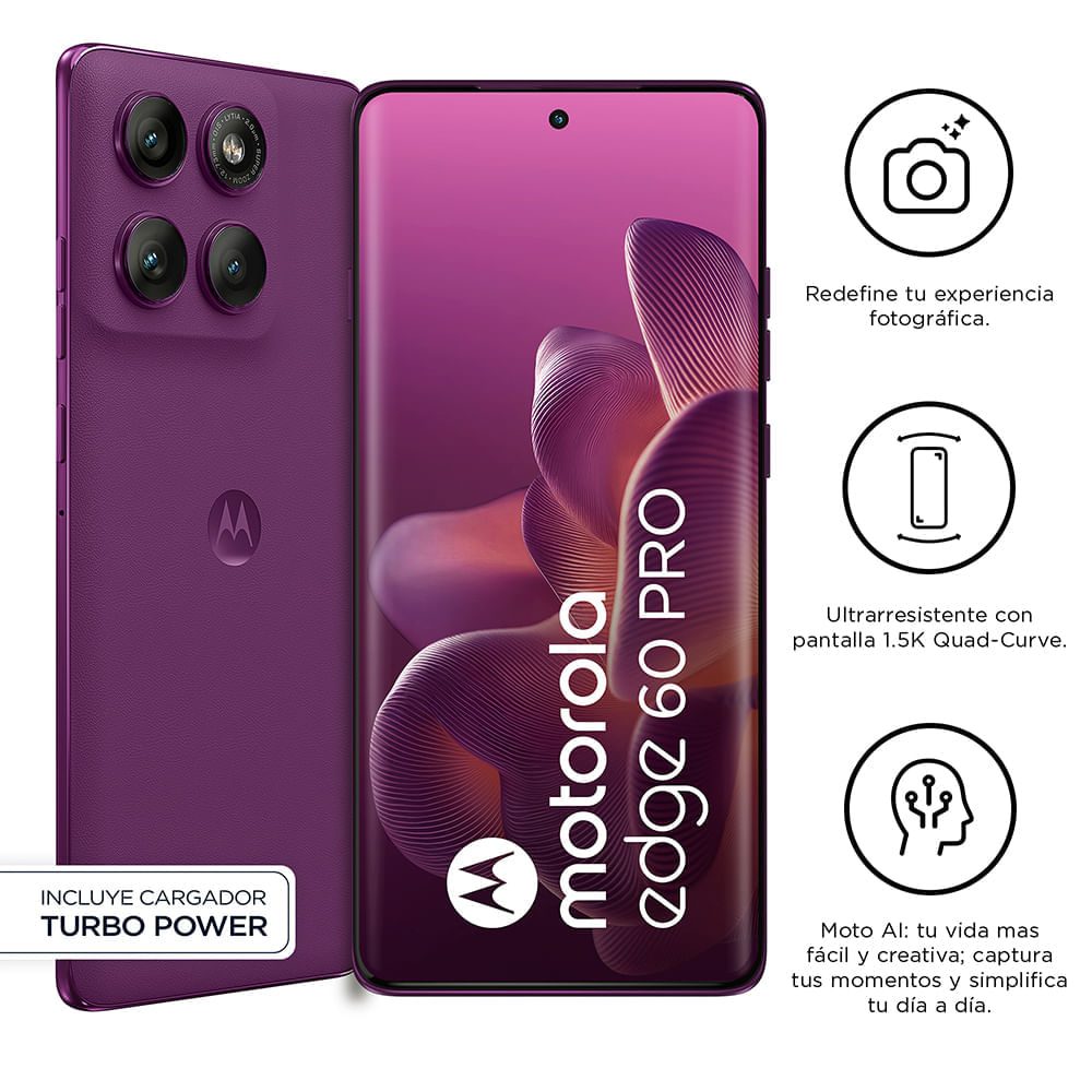 Celular Moto EDGE 60 PRO 12+512 Uva