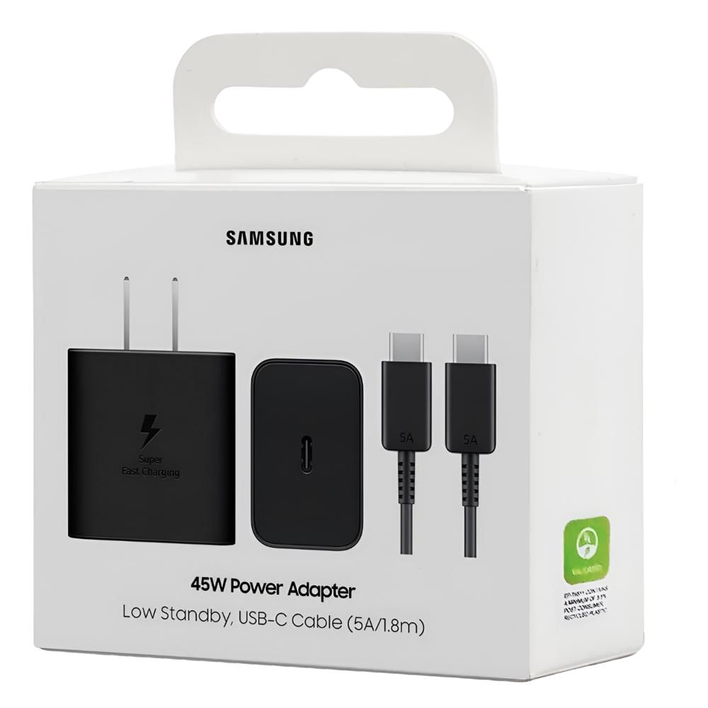 Samsung Cargador Original 45w Con Cable Tipo C a C 1.8m EP-T4511