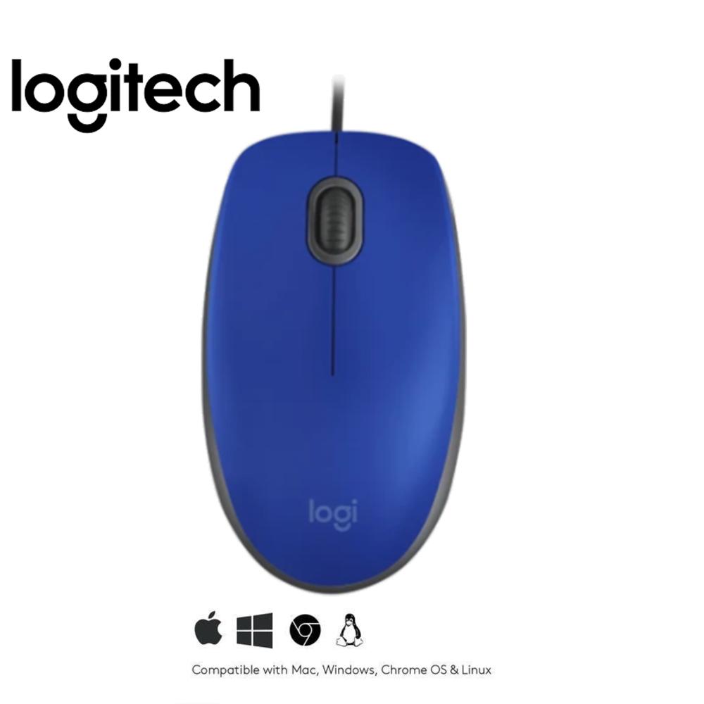 MOUSE LOGITECH M110 SILENT OPTICO USB BLUE