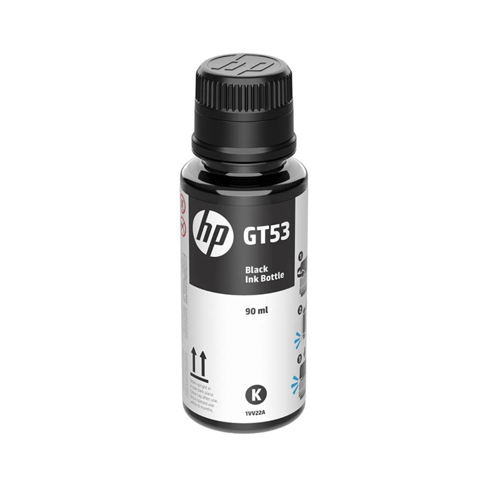 Botella de tinta original Negra HP GT53 (1VV22AL), 90ml