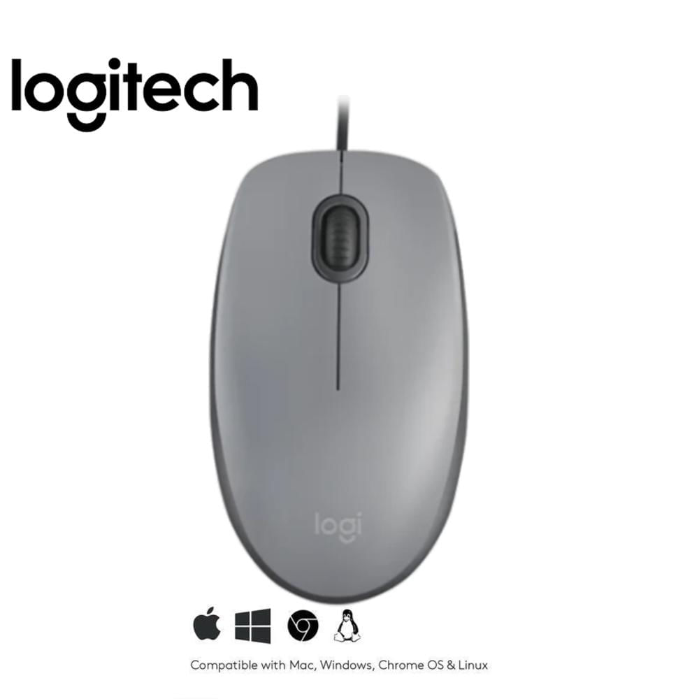 MOUSE LOGITECH M110 SILENT OPTICO USB SILVER