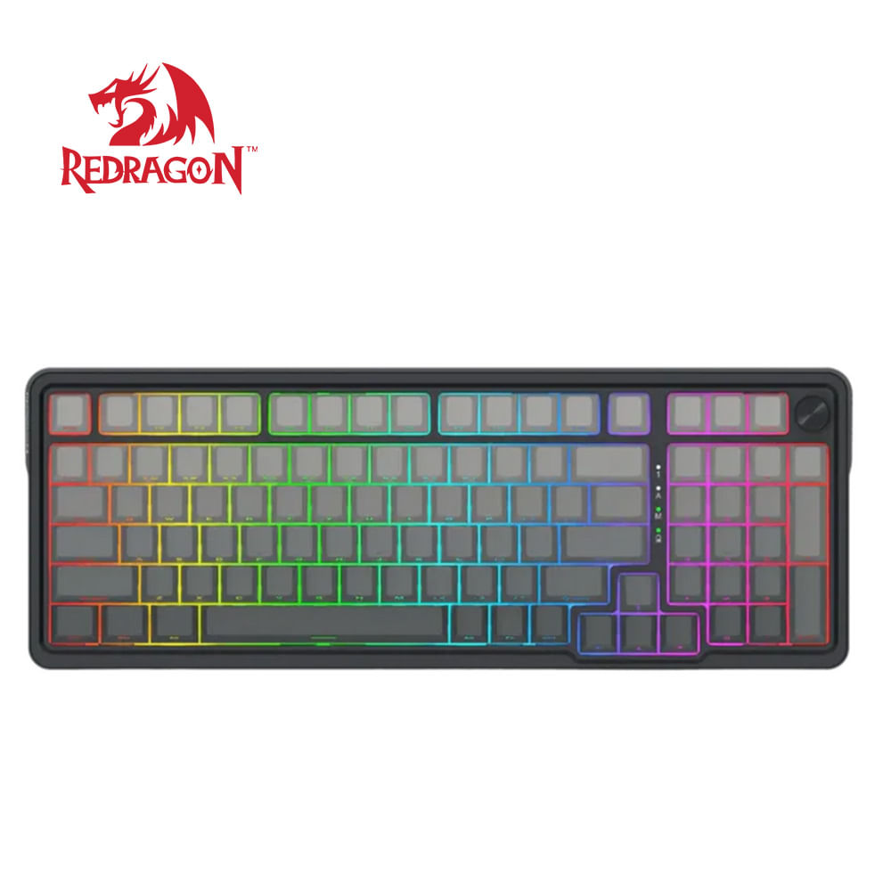 Teclado Redragon Eisa Pro MAX K686SP Wireless Black Degraded
