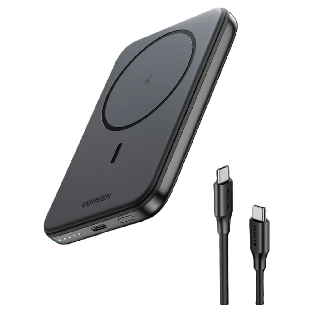 Power Bank UGREEN Magnetic Wireless 5000mAh (15w) Negro