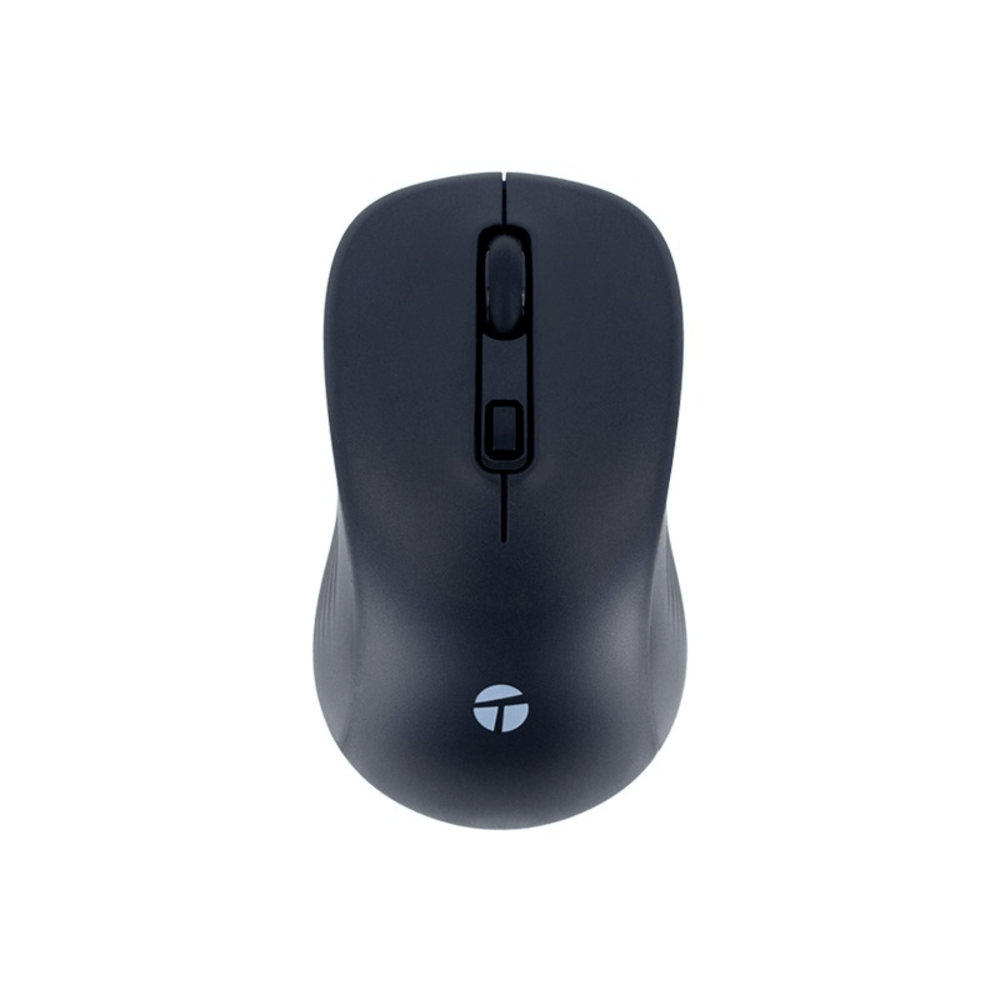 Mouse inalámbrico TEROS TE-1231S, 2.4GHz, BT 5.0, 4 botones, USB, negro