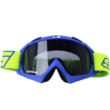 GAFAS CROSS SH-16 EVO AZUL AMA VISOR HUM