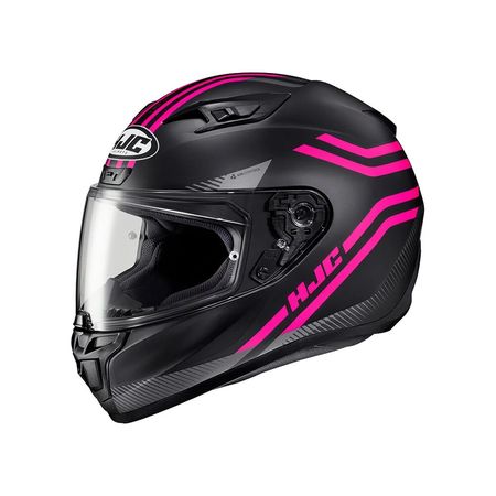 HJC I10 STRIX NEGRO GRIS FUCSIA XL