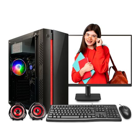 COMPUTADORA INTEL CORE I5 12400 32GB 500GB 24 IPS escritorio MI PC LISTA MIPCLISTA