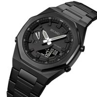 Reloj Skmei 1816 Negro Hora Mundial Dual. Negro Talla única