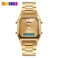 Reloj Skmei 1220 Dorado Digital Analogico. Dorado Talla única