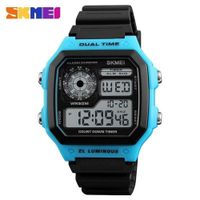 Reloj Skmei 1299 Azul Correa negra. Negro Talla única