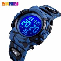 Reloj Skmei 1548 Azul Camuflado con luces Azul Militar Talla única