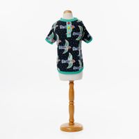 Polo Estampado Animale Pets Golondrinas Azul T1
