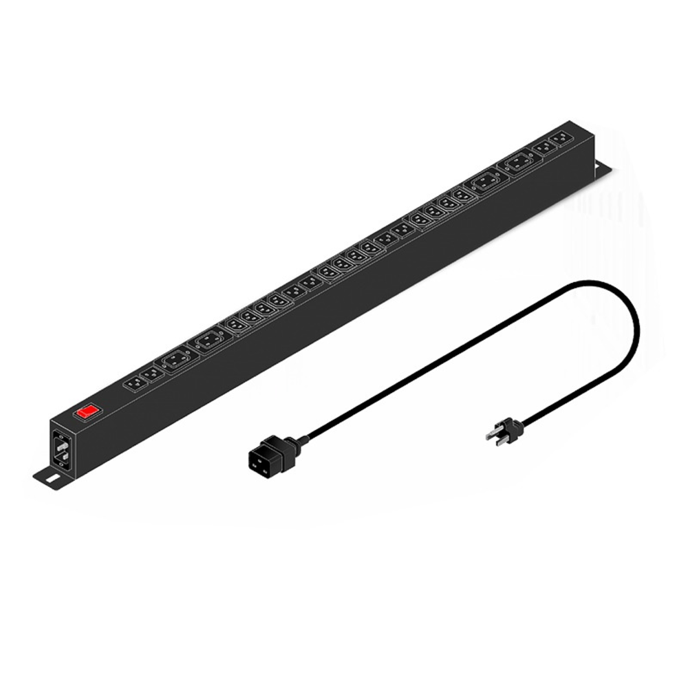 Unidad de distribución de energía ELISE, PDU-V-24T-15A-8(N5-15R)-12(C13)-4(C19)-C20-0U