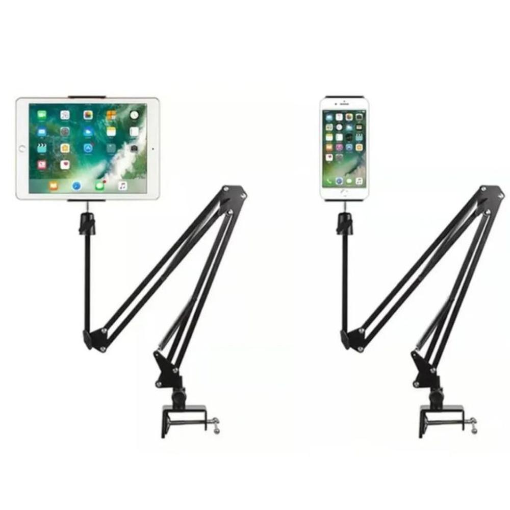 Soporte de Brazo Largo Flexible para Tablet Ipad 360 Grados Escritorio