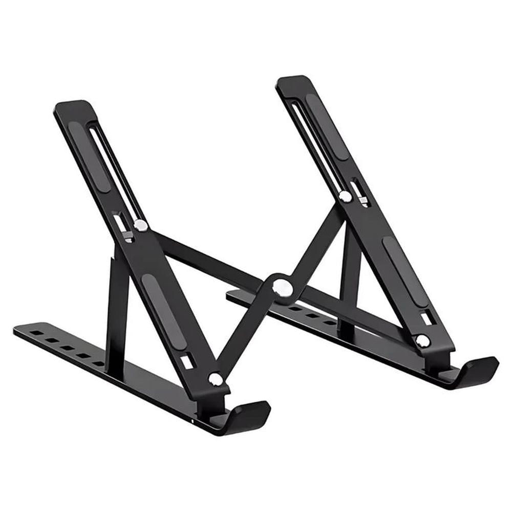 Soporte De Aluminio Plegable Para Laptop Color Plateado