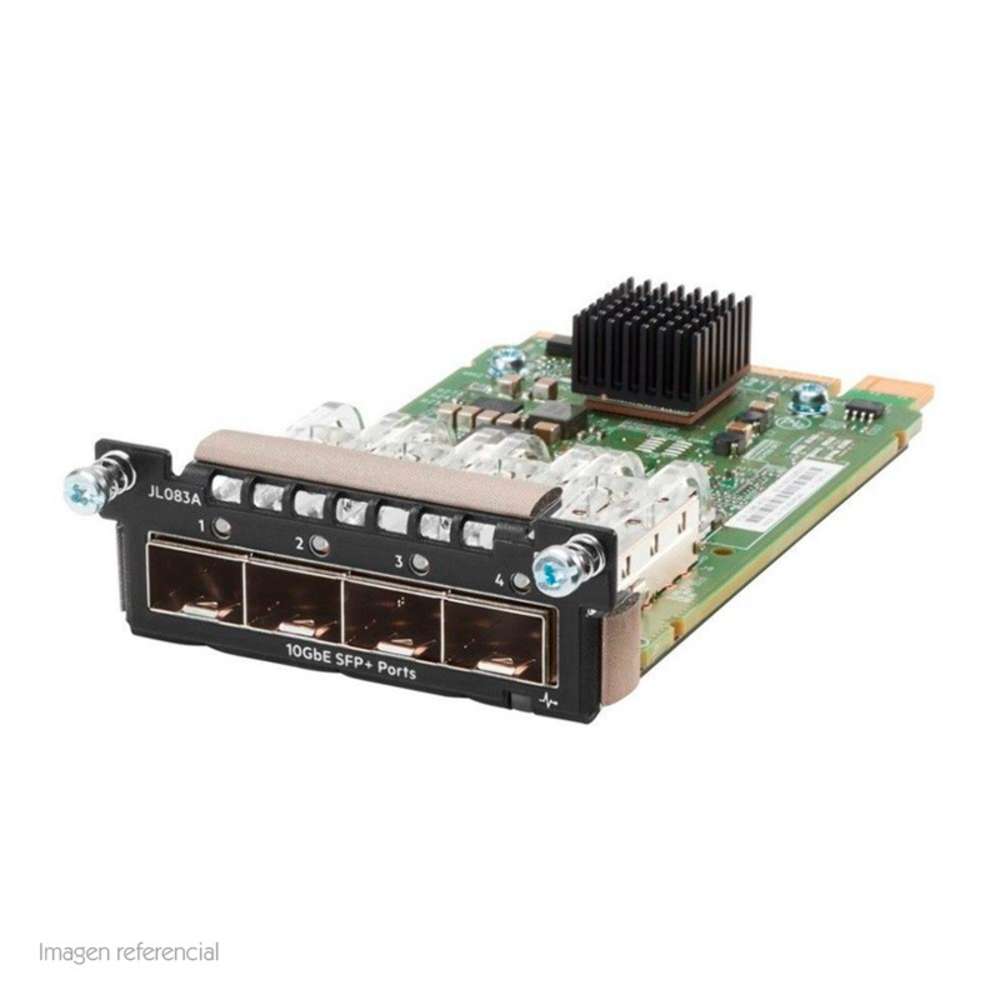 Tarjeta HPE 3810M Aruba (JL083A), 4 SFP+, velocidad de transferencia 10 Gbps