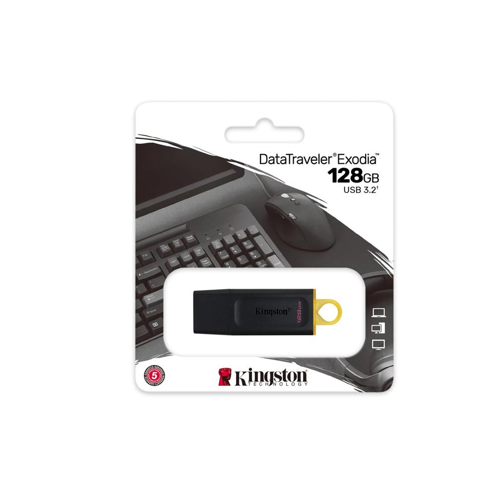 Memoria USB Kingston Exodia 128 GB Black