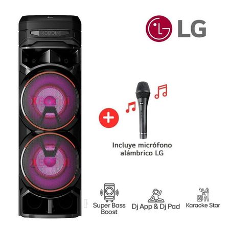 PARLANTE BLUETOOTH PORTÁTIL LG TORRE DE SONIDO XBOOM RNC9
