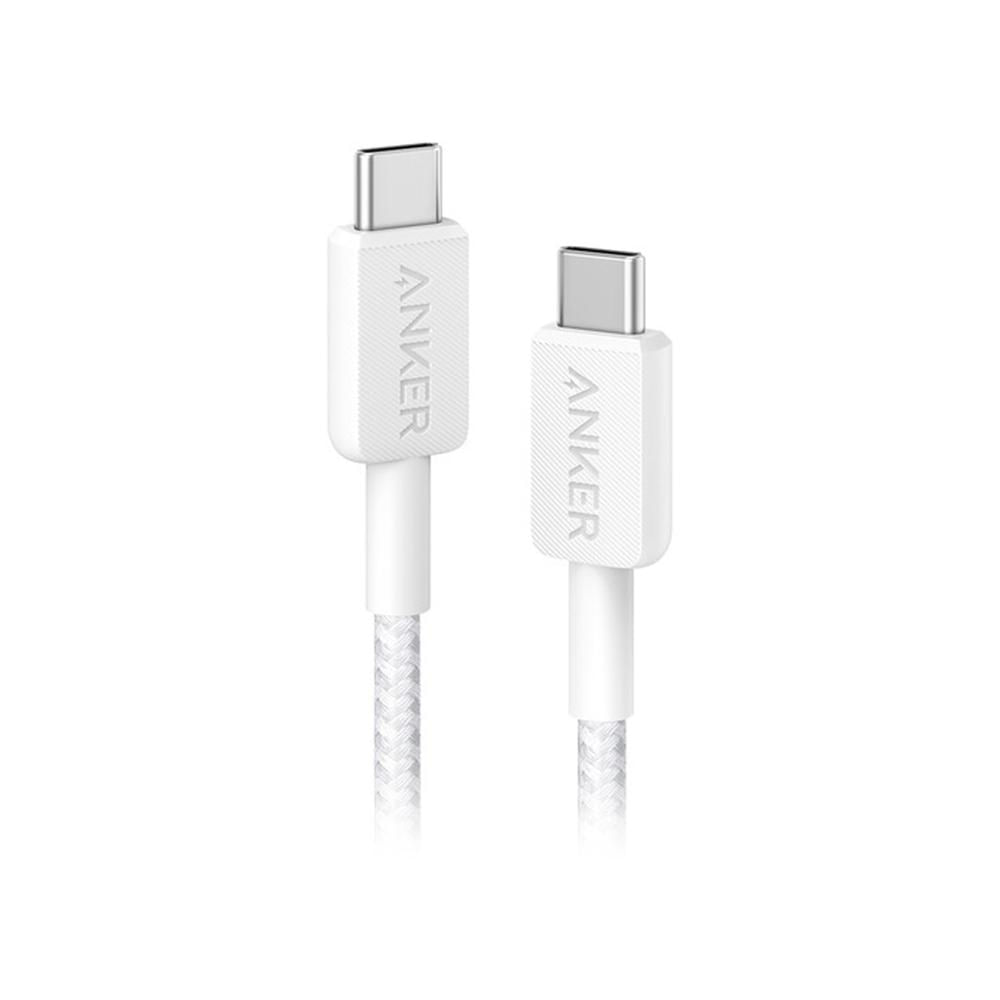 Cable Anker A81F7H21 USB-C a USB-C 3m Blanco
