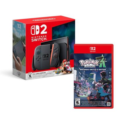 Consola Nintendo Switch 2 Bundle Mario Kart World + Pokemon Legends: Z-A