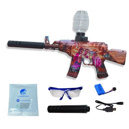 Ak Mini Grand Theft Auto V con Accesorios Hidrogel Linterna Láser Lentes