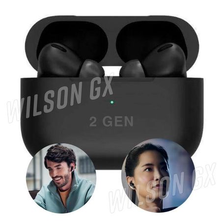Audífonos Bluetooth 2da generacion Negro compatible con Iphon