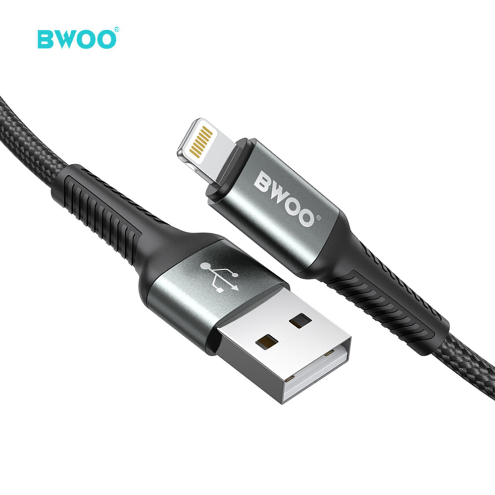 CABLE DE DATOS USB A LIGHTNING 27W 24A BO-X288L BWOO