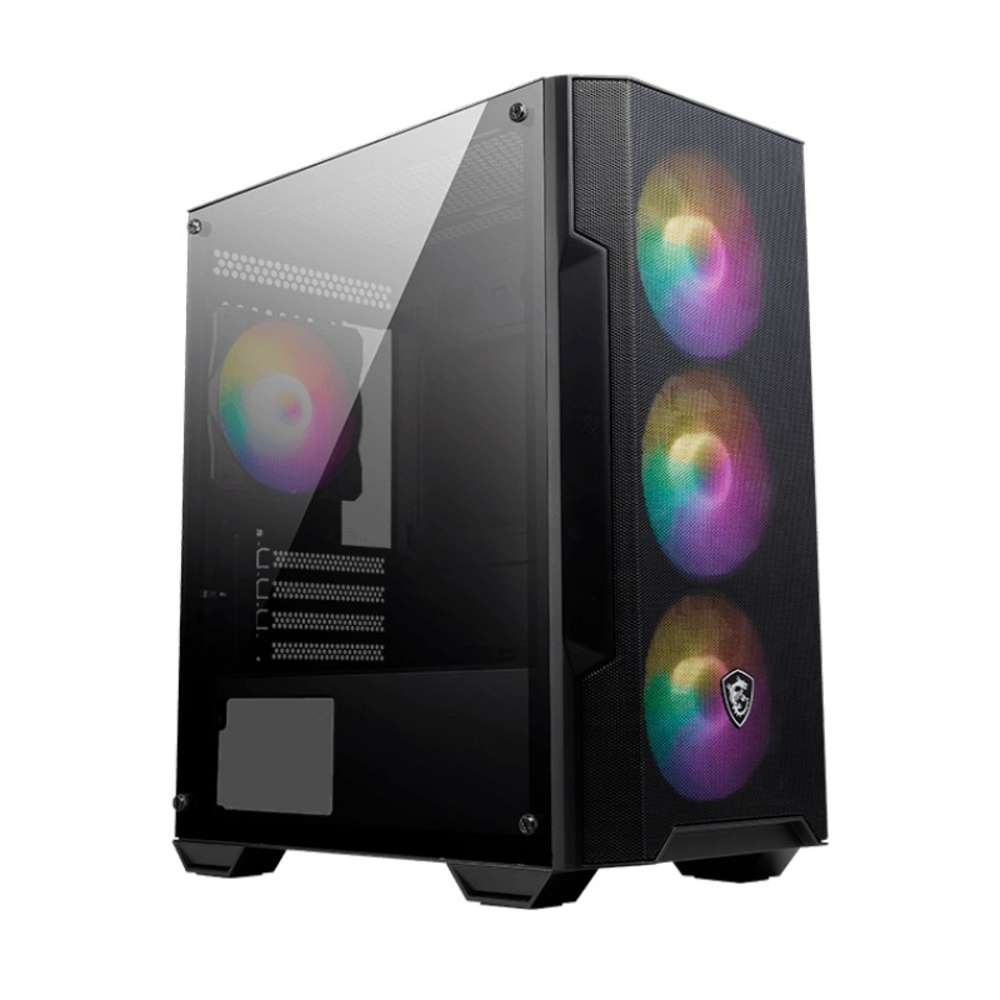 Case con Fuente de 600W MSI MAG FORGE M100A, Micro ATX Tower