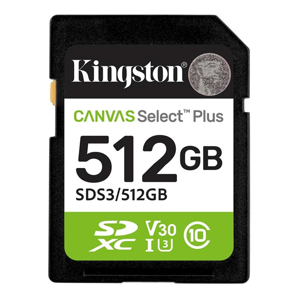 Memoria Card SD Kingston SD Canvas Select Plus 512GB