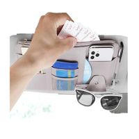 Almacenamiento para visera de auto